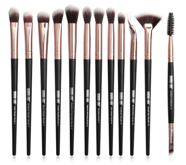 12 makeup brushes set 12 makeup brushes set